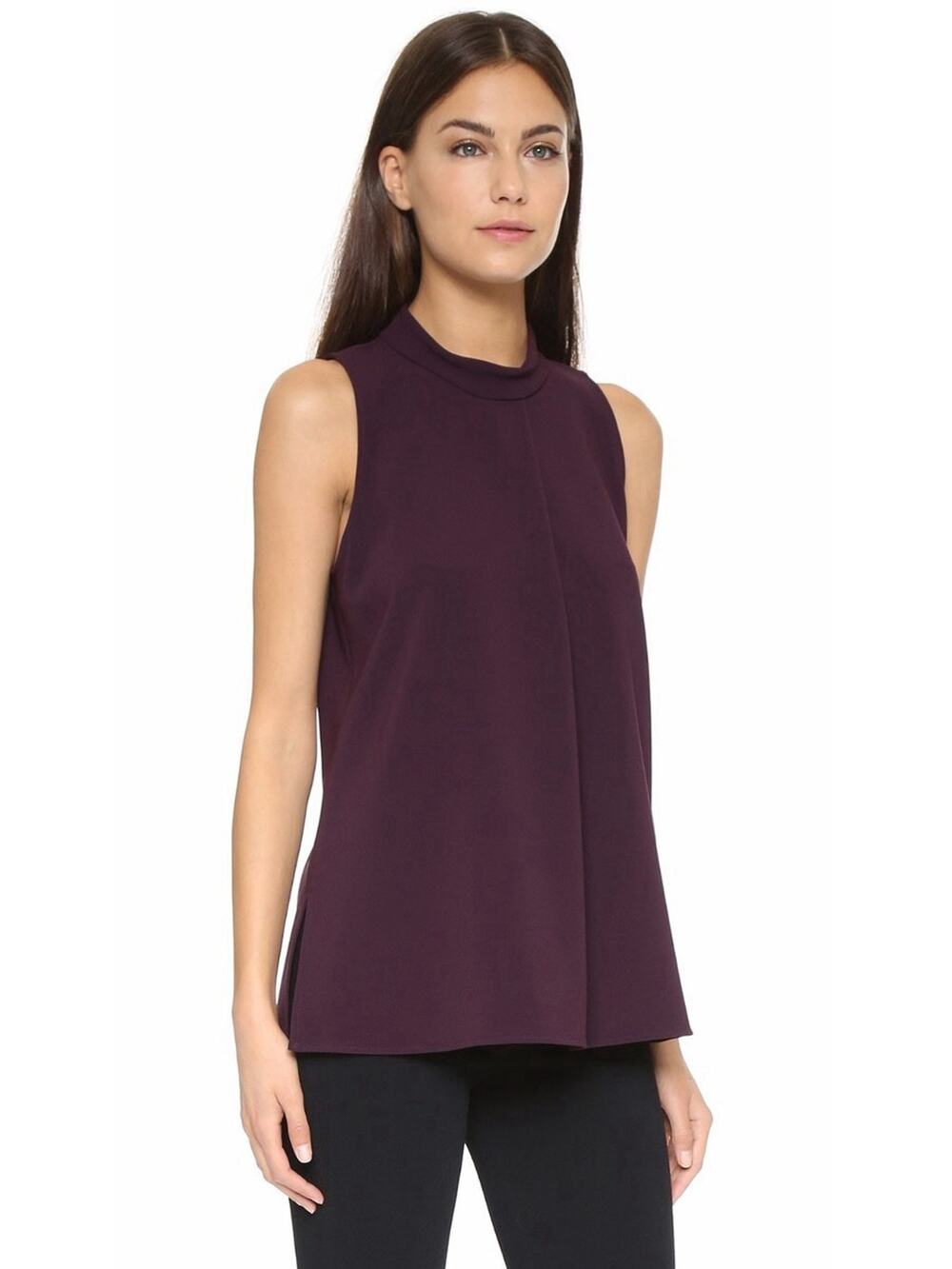 Theory Shirt Size Small Talniza Admiral Crepe Sleeveless Tank Top Office Career